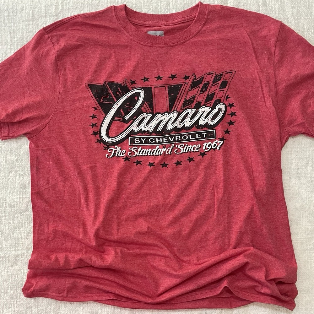 Agenda Camaro T shirt Short Sleeve Men's XL Red GM Camaro by Chevrolet